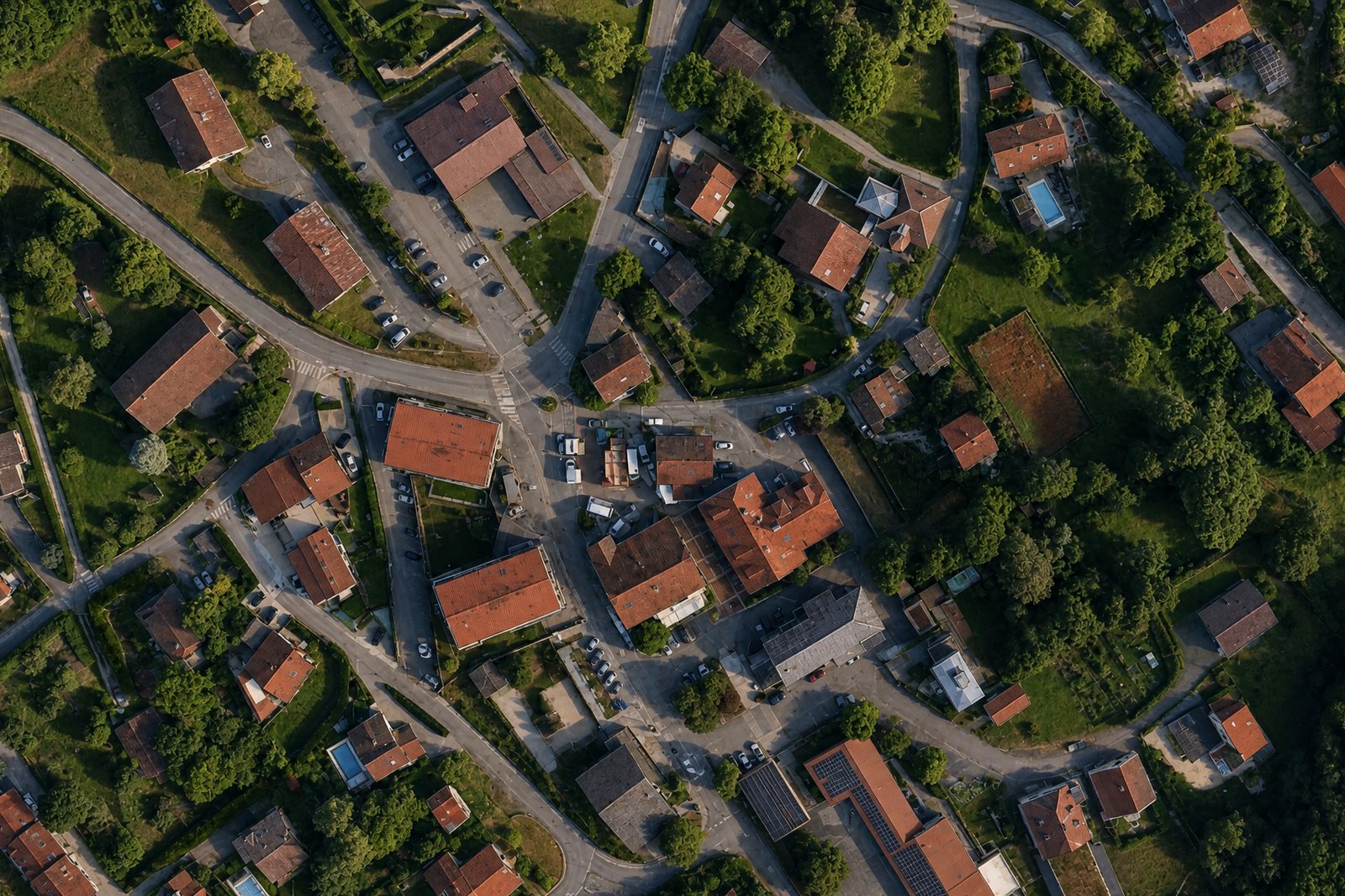Vue de situation générée depuis une capture satellite